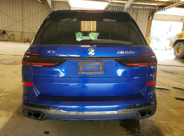 5UX33EM04S9X32138 2025 BMW X7 Синий Вид сзади