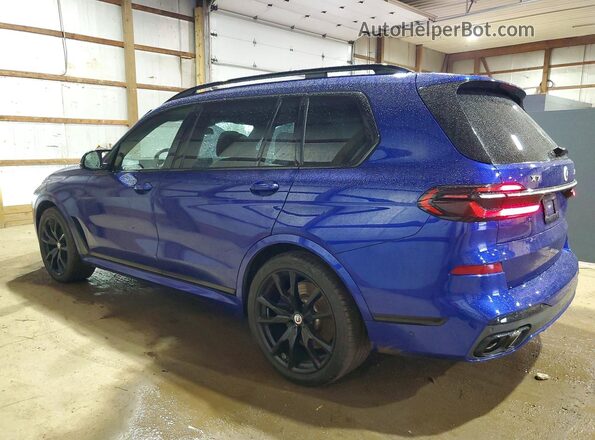 5UX33EM07P9P22727 2023 BMW X7 Синий Задняя левая четверть