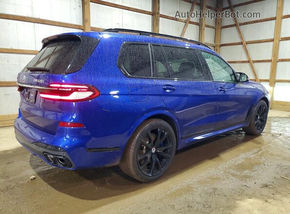 5UX33EM07P9P22727 2023 BMW X7 Синий Задняя правая четверть