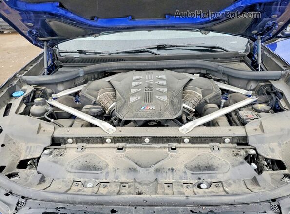 5UX33EM07P9P22727 2023 BMW X7 Синий Вид подкапотного пространства