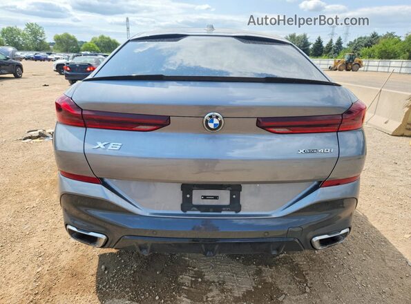 5UX33EX00S9W23381 2025 BMW X6 Silver Vista trasera
