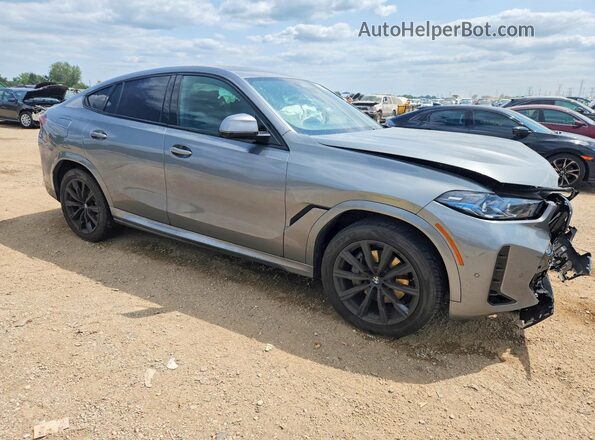 5UX33EX00S9W23381 2025 BMW X6 Silver Delantero derecho