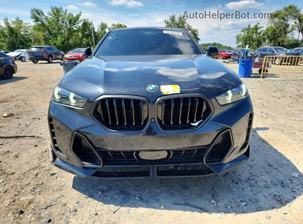 5UX33EX00S9Y25007 2025 BMW X6 Black Vista frontal