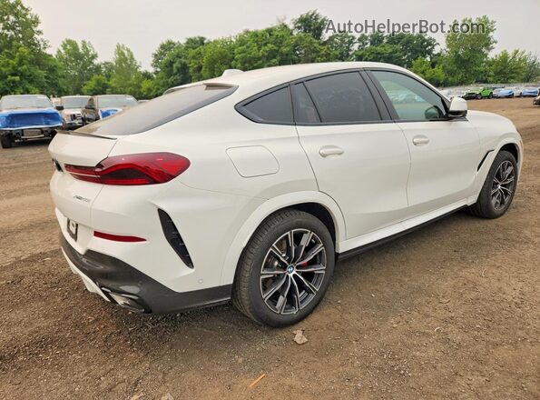 5UX33EX00T9152396 2026 BMW X6 Белый Задняя правая четверть