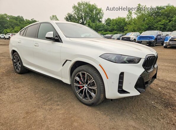 5UX33EX00T9152396 2026 BMW X6 Белый Передняя правая четверть