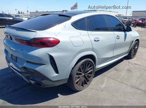 5UX33EX03R9S44739 2024 BMW X6 Gray Tył prawy