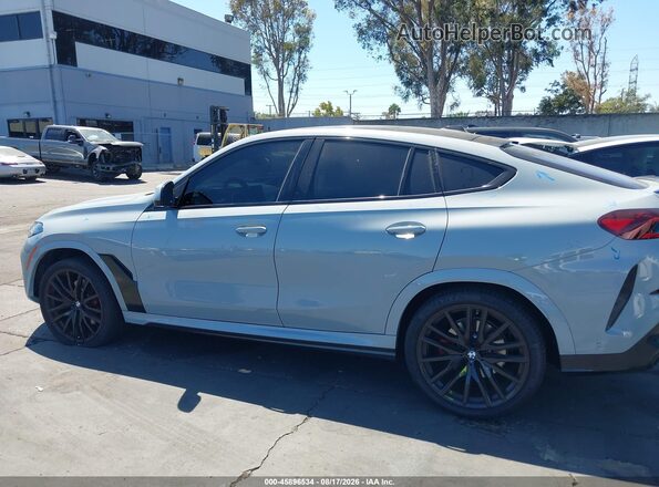 5UX33EX03R9S44739 2024 BMW X6 Gray Widok wnętrza 360 stopni