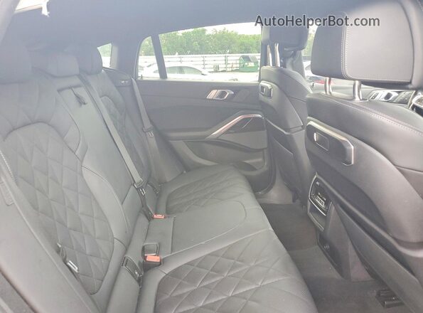 5UX33EX08R9V08764 2024 BMW X6 Blue Вид задніх сидінь