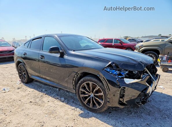 5UX33EX09S9X77510 2025 BMW X6 Black Առջևի աջ