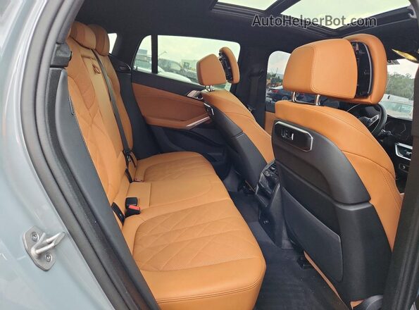 5UX33EX0XS9X67133 2025 BMW X6 Gray Вид задньої частини салону