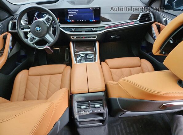 5UX33EX0XS9X67133 2025 BMW X6 Gray Вид панелі приладів