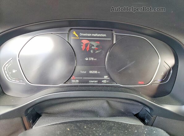 5UX43DP00N9K61037 2022 BMW X3 Blue ხელსაწყოთა პანელის ხედი