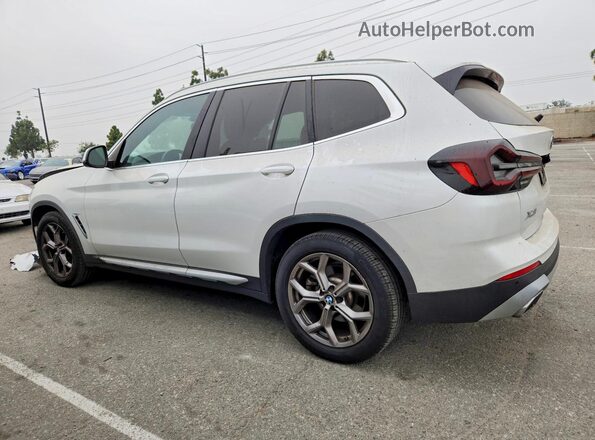 5UX43DP01N9K73942 2022 BMW X3 White უკანა მარცხენა