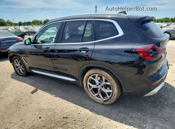 5UX43DP01R9U54710 2024 BMW X3 Black Задня ліва чверть