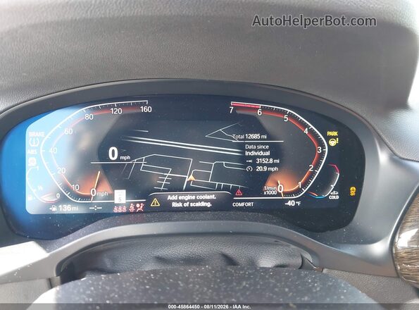 5UX43DP01R9V84602 2024 BMW X3 Silver უკანა სავარძლების ხედი