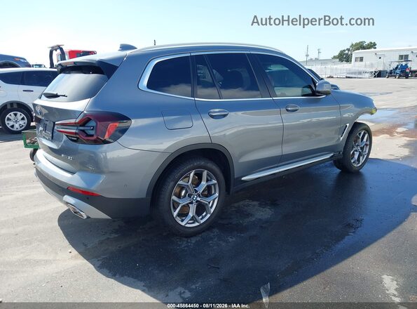 5UX43DP01R9V84602 2024 BMW X3 Silver უკანა მარჯვენა