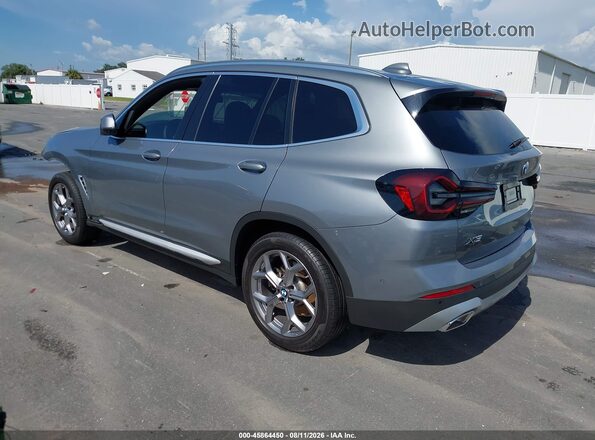 5UX43DP01R9V84602 2024 BMW X3 Silver უკანა მარცხენა