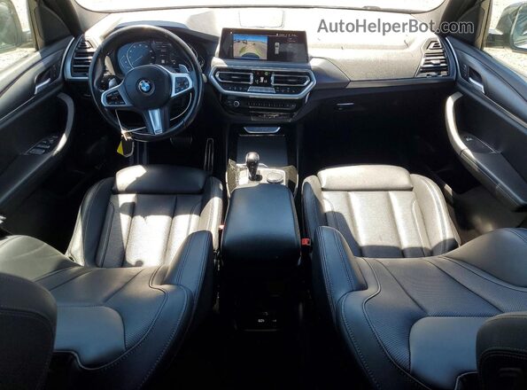 5UX43DP02N9K01356 2022 BMW X3 Белый Вид панели приборов
