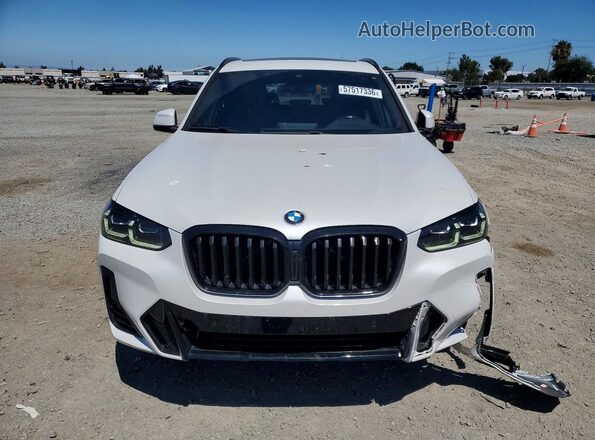 5UX43DP02N9K01356 2022 BMW X3 Белый Вид спереди