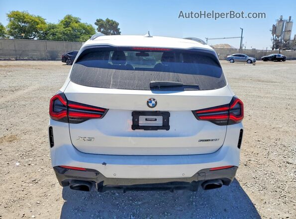 5UX43DP02N9K01356 2022 BMW X3 Белый Вид сзади