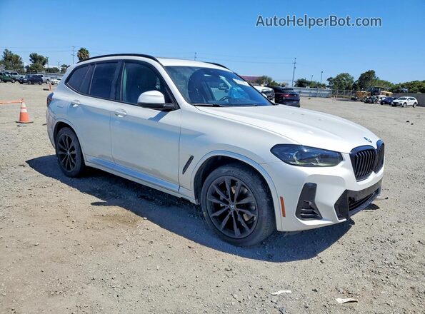 5UX43DP02N9K01356 2022 BMW X3 Белый Передняя правая четверть