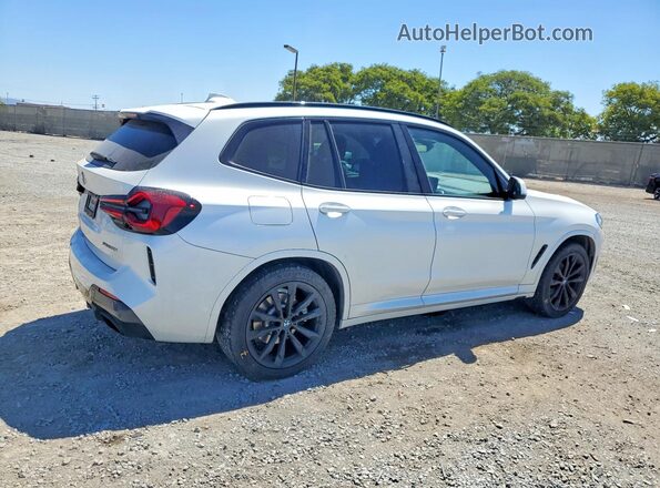 5UX43DP02N9K01356 2022 BMW X3 Белый Задняя правая четверть