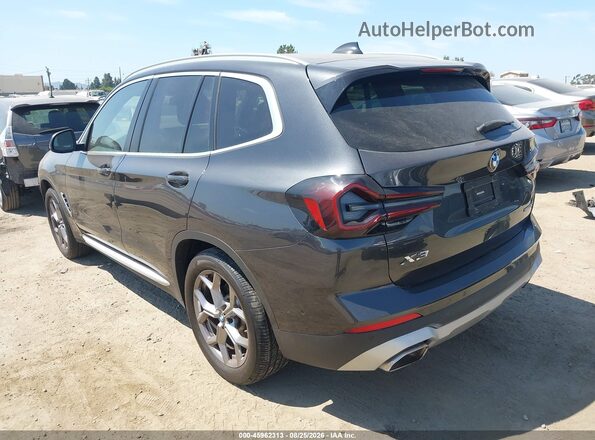 5UX43DP02P9T36601 2023 BMW X3 Gray Trasero izquierdo