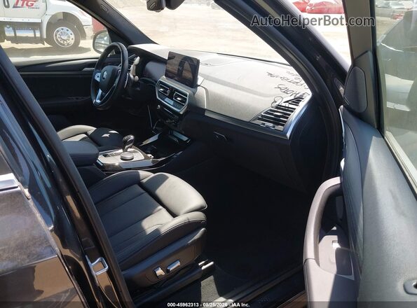 5UX43DP02P9T36601 2023 BMW X3 Gray Vista interior delantera