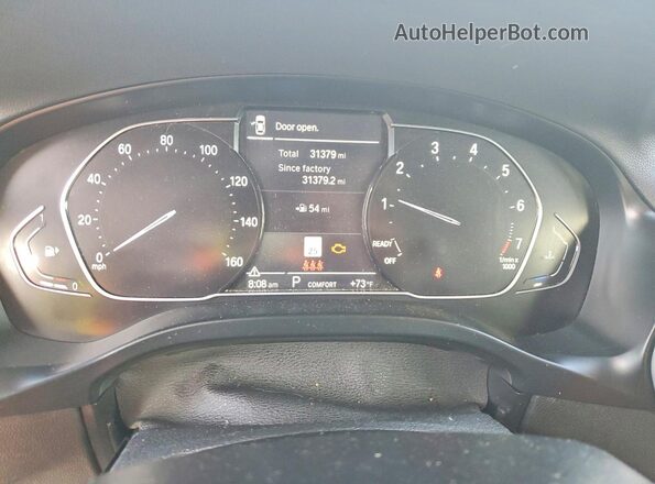5UX43DP03N9K62716 2022 BMW X3 Blue Instrument cluster view