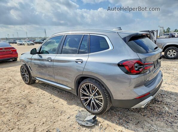 5UX43DP03R9U76384 2024 BMW X3 Silver Հետևի ձախ