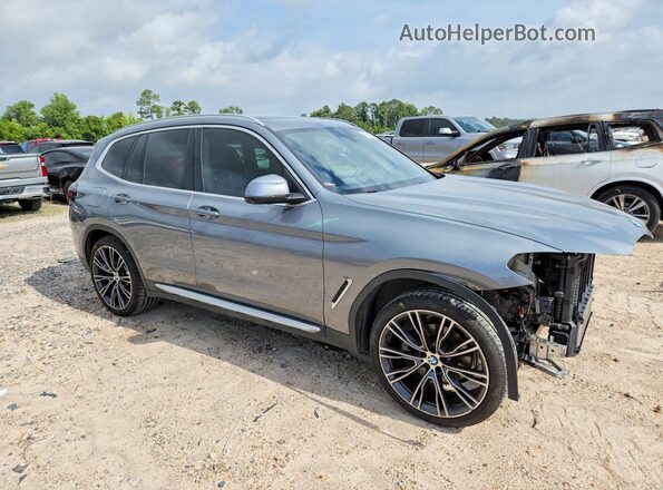 5UX43DP03R9U76384 2024 BMW X3 Silver Առջևի աջ