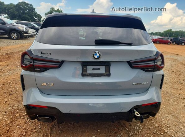 5UX43DP03R9W67206 2024 BMW X3 Gray Вид ззаду