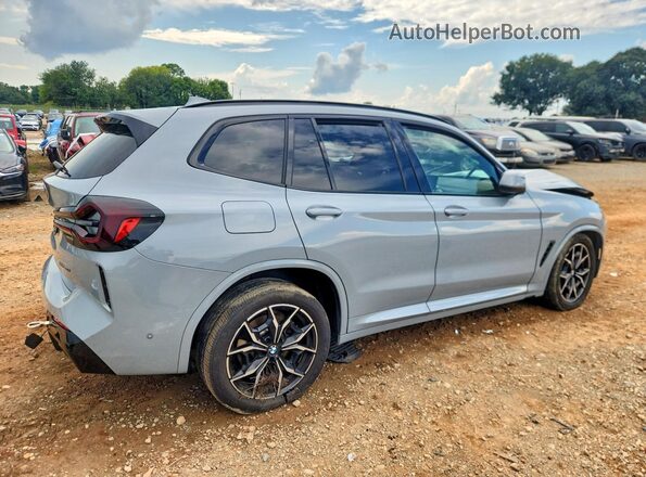5UX43DP03R9W67206 2024 BMW X3 Gray Задня права чверть