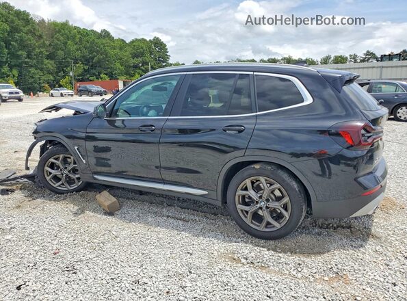 5UX43DP05N9J32288 2022 BMW X3 Black Задня ліва чверть