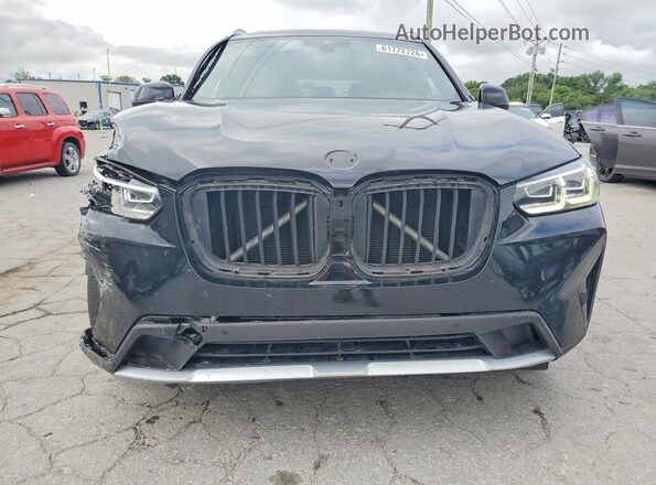 5UX43DP05N9J81359 2022 BMW X3 Black Vista frontal