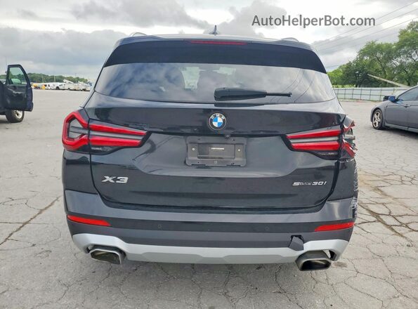 5UX43DP05N9J81359 2022 BMW X3 Black Vista trasera