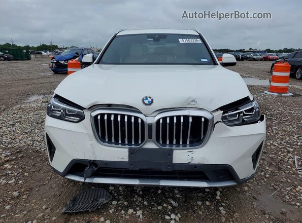 5UX43DP05N9K35419 2022 BMW X3 Белый Вид спереди