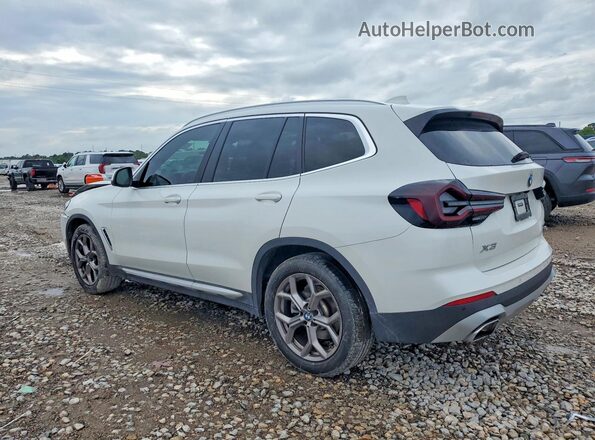 5UX43DP05N9K35419 2022 BMW X3 Белый Задняя левая четверть
