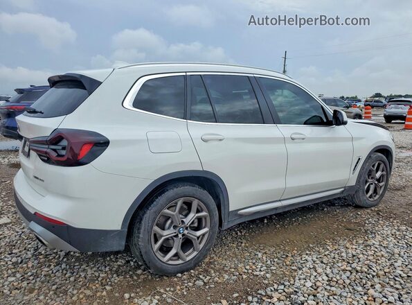5UX43DP05N9K35419 2022 BMW X3 Белый Задняя правая четверть