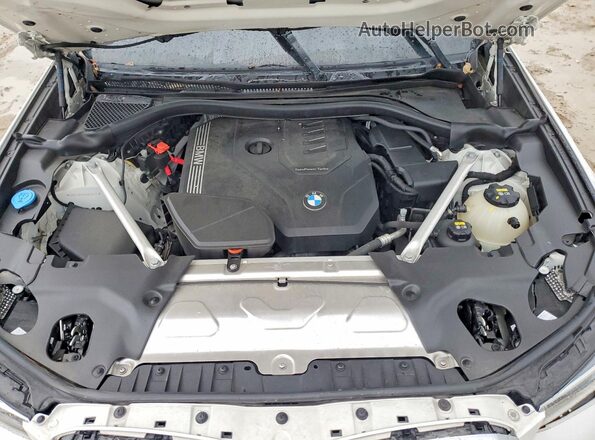 5UX43DP05N9N28737 2022 BMW X3 White Engine compartment view