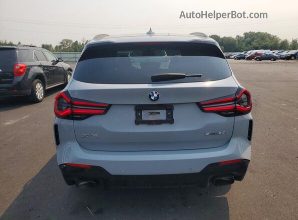 5UX43DP05R9W60130 2024 BMW X3 Серебряный Вид сзади