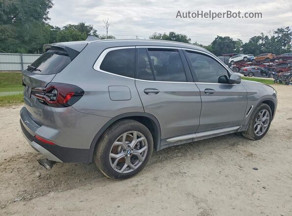 5UX43DP06R9T42582 2024 BMW X3 Gray Հետևի աջ