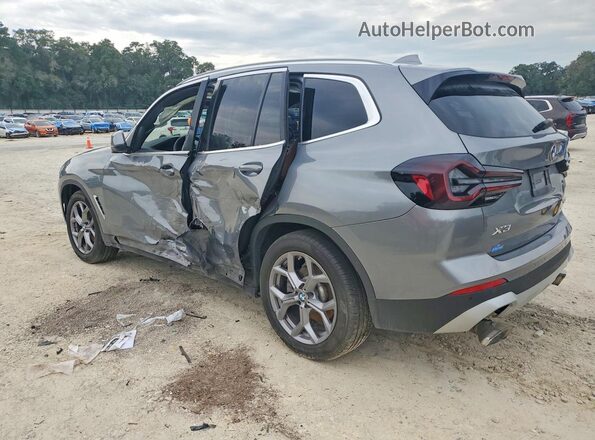 5UX43DP06R9T42582 2024 BMW X3 Gray Հետևի ձախ