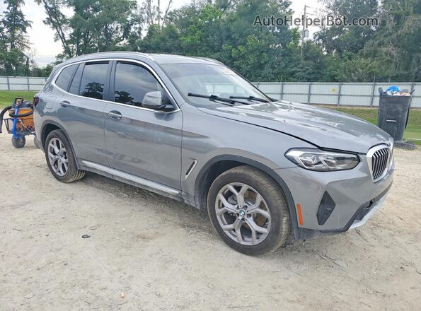 5UX43DP06R9T42582 2024 BMW X3 Gray Առջևի աջ
