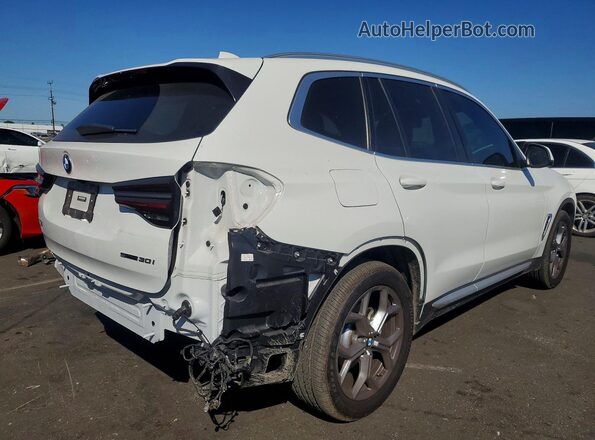 5UX43DP07P9R72656 2023 BMW X3 White უკანა მარჯვენა