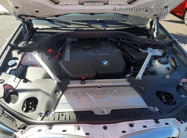 5UX43DP07P9R72656 2023 BMW X3 White ძრავის განყოფილების ხედი