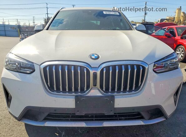 5UX43DP07P9R72656 2023 BMW X3 White წინა ხედი