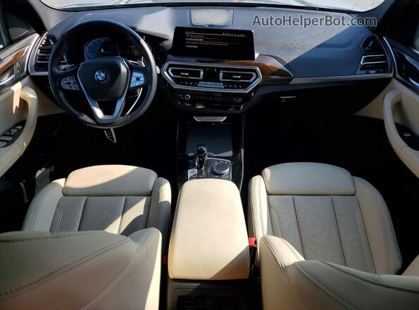 5UX43DP07P9T08258 2023 BMW X3 Черный Вид панели приборов