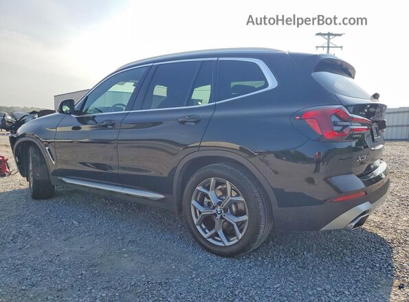 5UX43DP07P9T08258 2023 BMW X3 Черный Задняя левая четверть