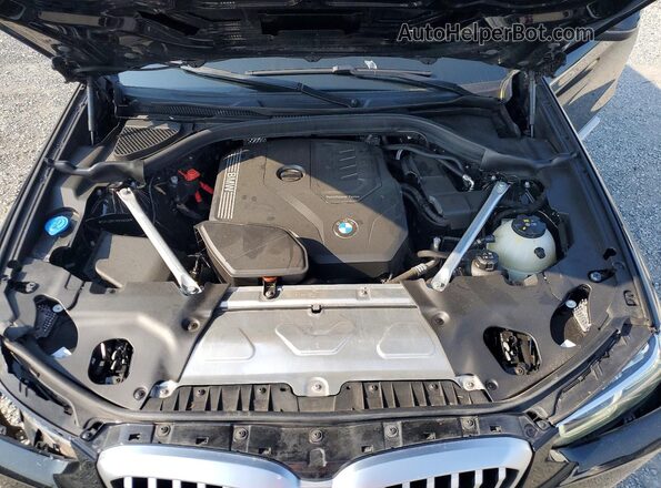 5UX43DP07P9T08258 2023 BMW X3 Черный Вид задней части салона